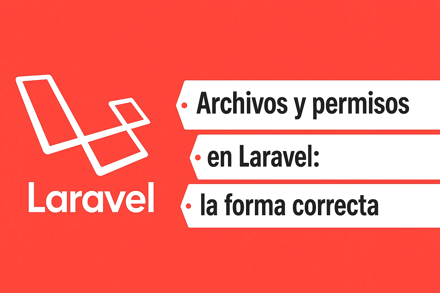 Archivos y permisos en Laravel: la forma correcta
