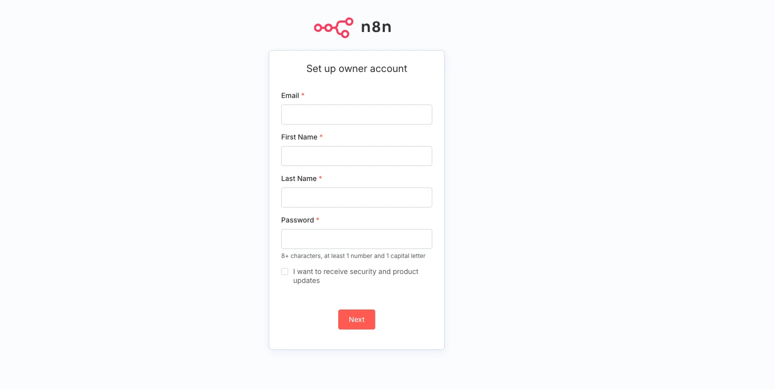 Login n8n