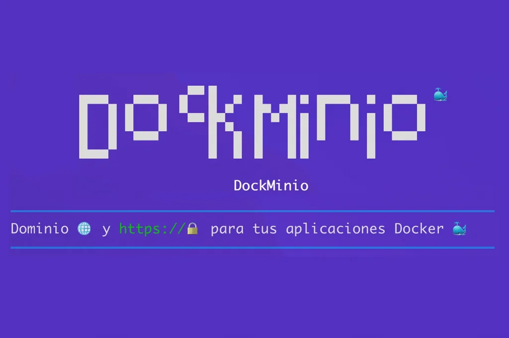 DockMinio - Dominio y SSL (HTTPS) para aplicaciones Docker