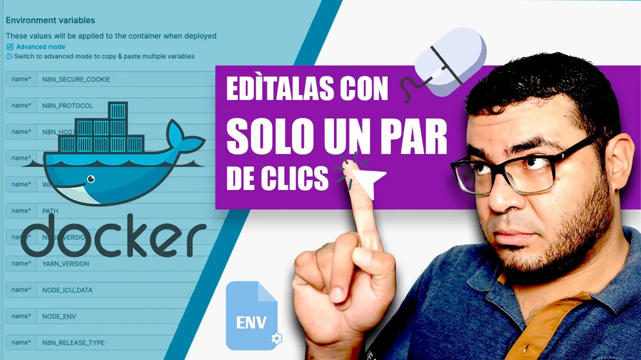 Videotutorial: Cómo modificar las variables de entorno en Docker