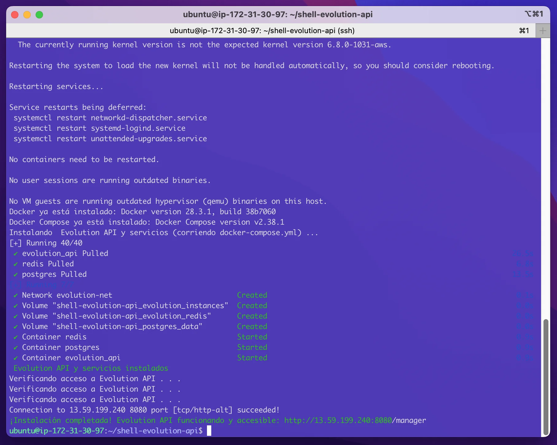 Shell Ubuntu