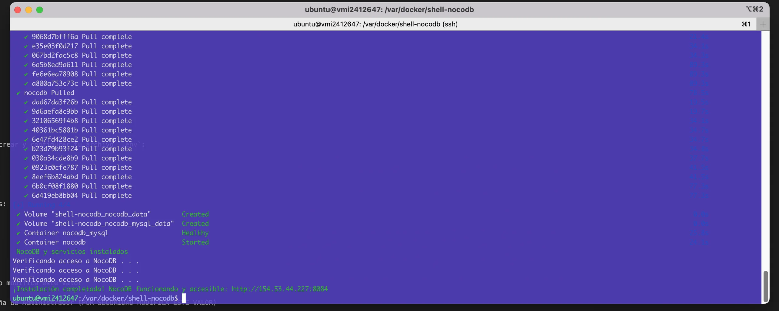 Shell Ubuntu